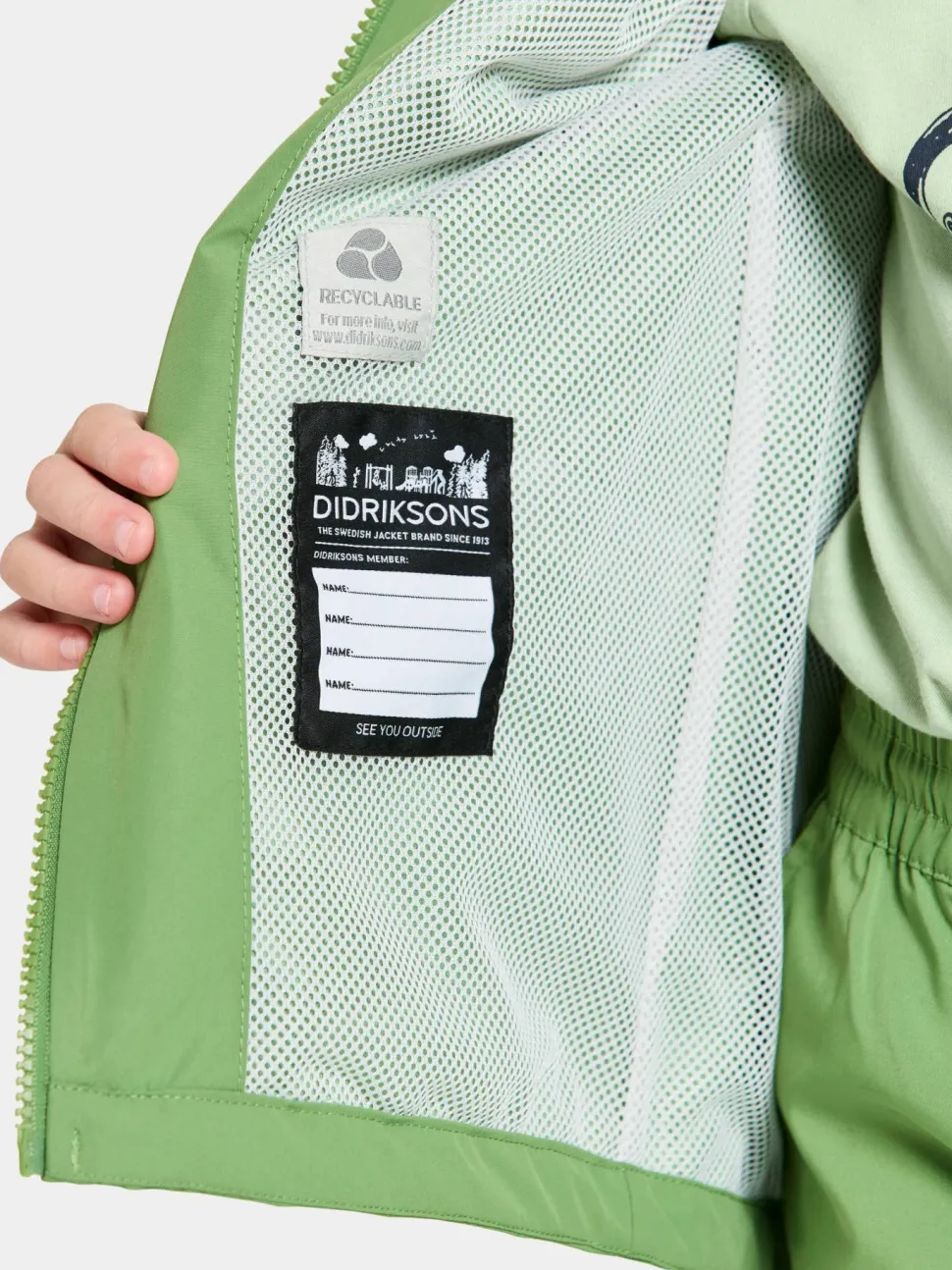 Didriksons Kids' Norma Jacket 3 Algae Green