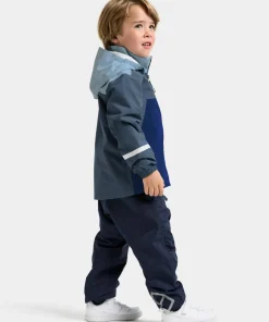Didriksons Kids' Pilvi Jacket 2 Blue Fog