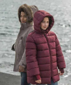 Didriksons Kids' Scoria Parka Anemon Red