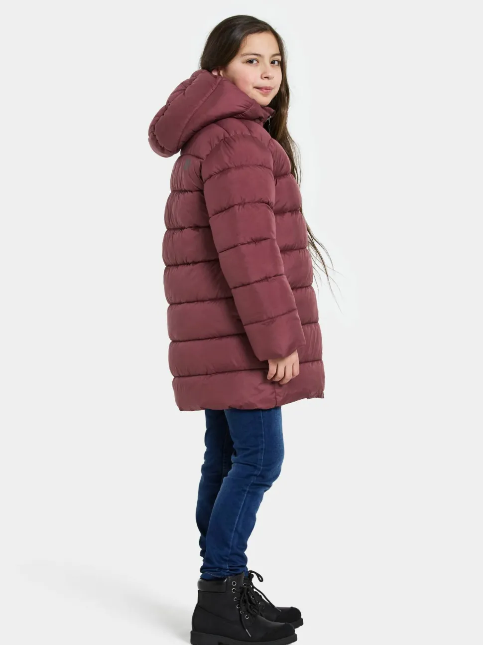 Didriksons Kids' Scoria Parka Anemon Red