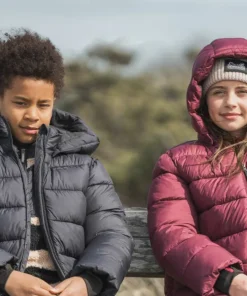 Didriksons Kids' Scoria Parka Anemon Red