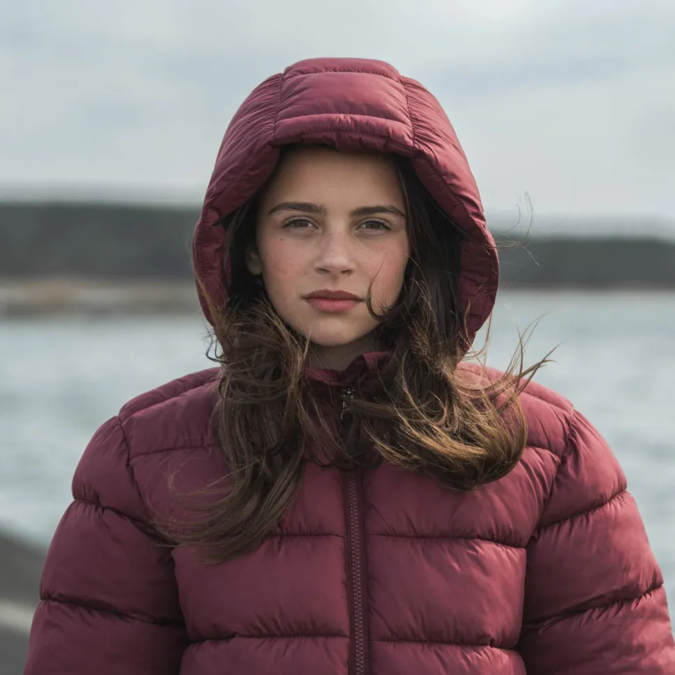 Didriksons Kids' Scoria Parka Anemon Red