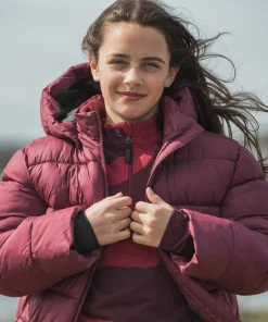 Didriksons Kids' Scoria Parka Anemon Red