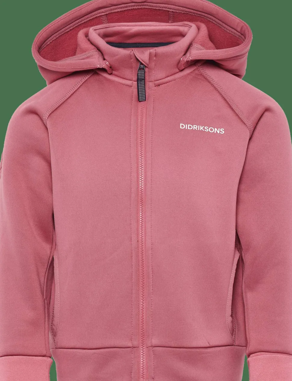 Didriksons Kids' Siljan Full Zip Heather Pink