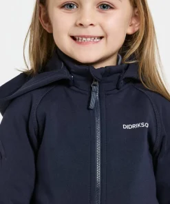 Didriksons Kids' Siljan Full Zip Navy