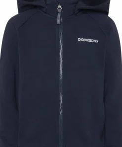 Didriksons Kids' Siljan Full Zip Navy