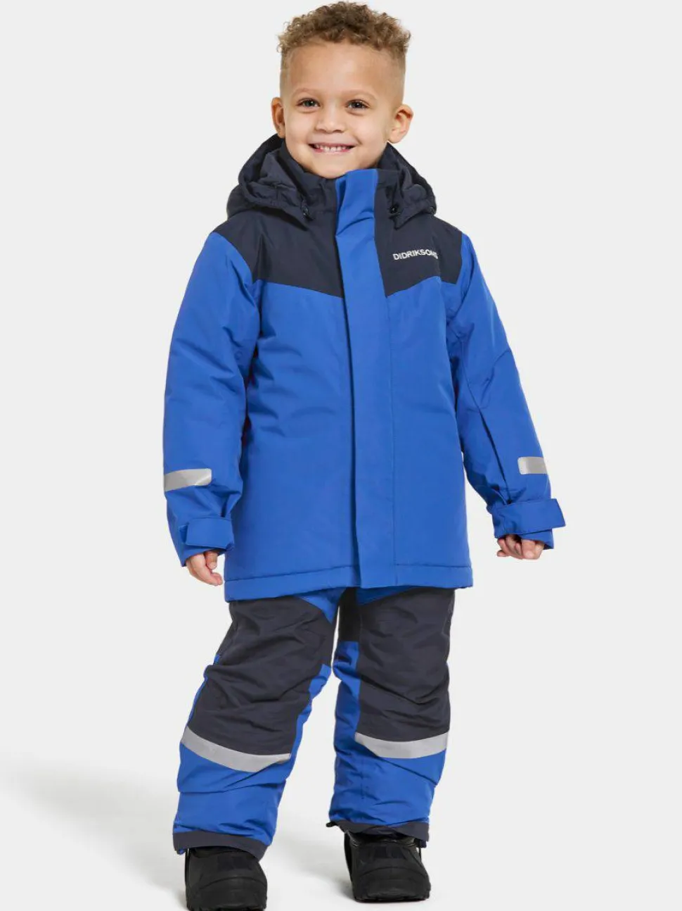Didriksons Kids' Skare Set Caribbean Blue