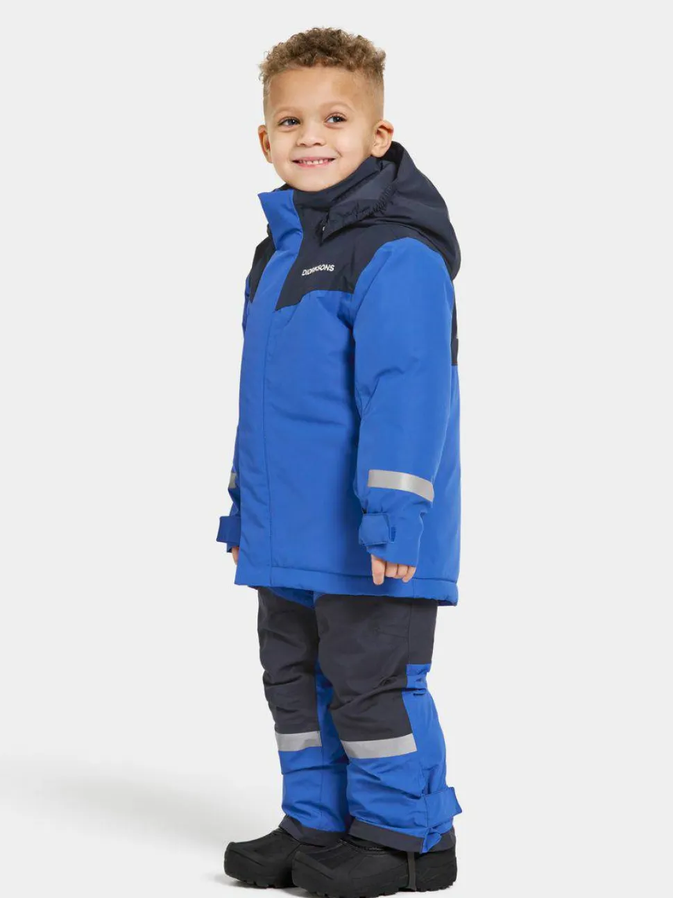 Didriksons Kids' Skare Set Caribbean Blue