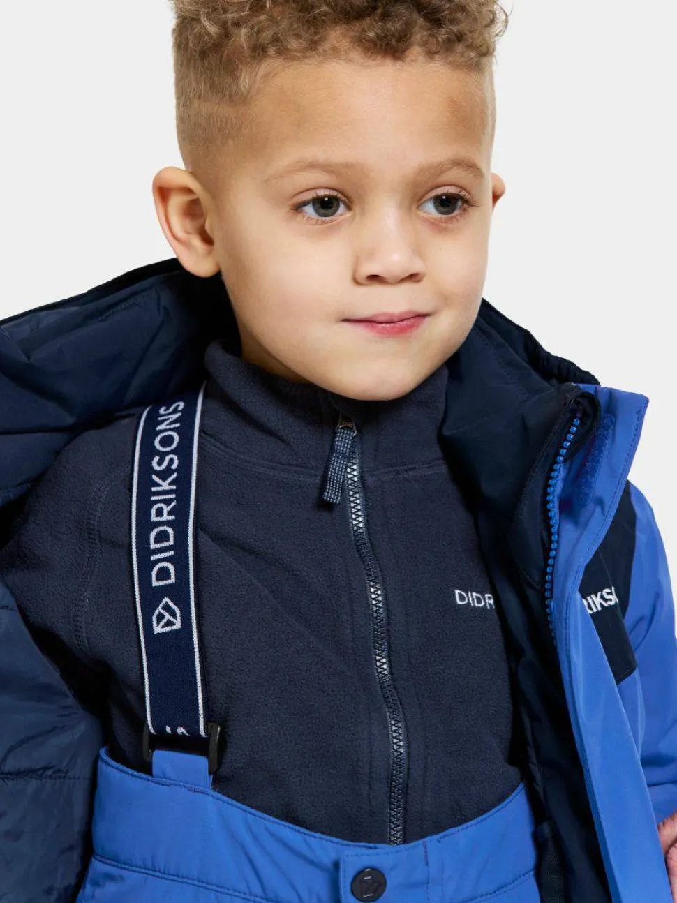 Didriksons Kids' Skare Set Caribbean Blue