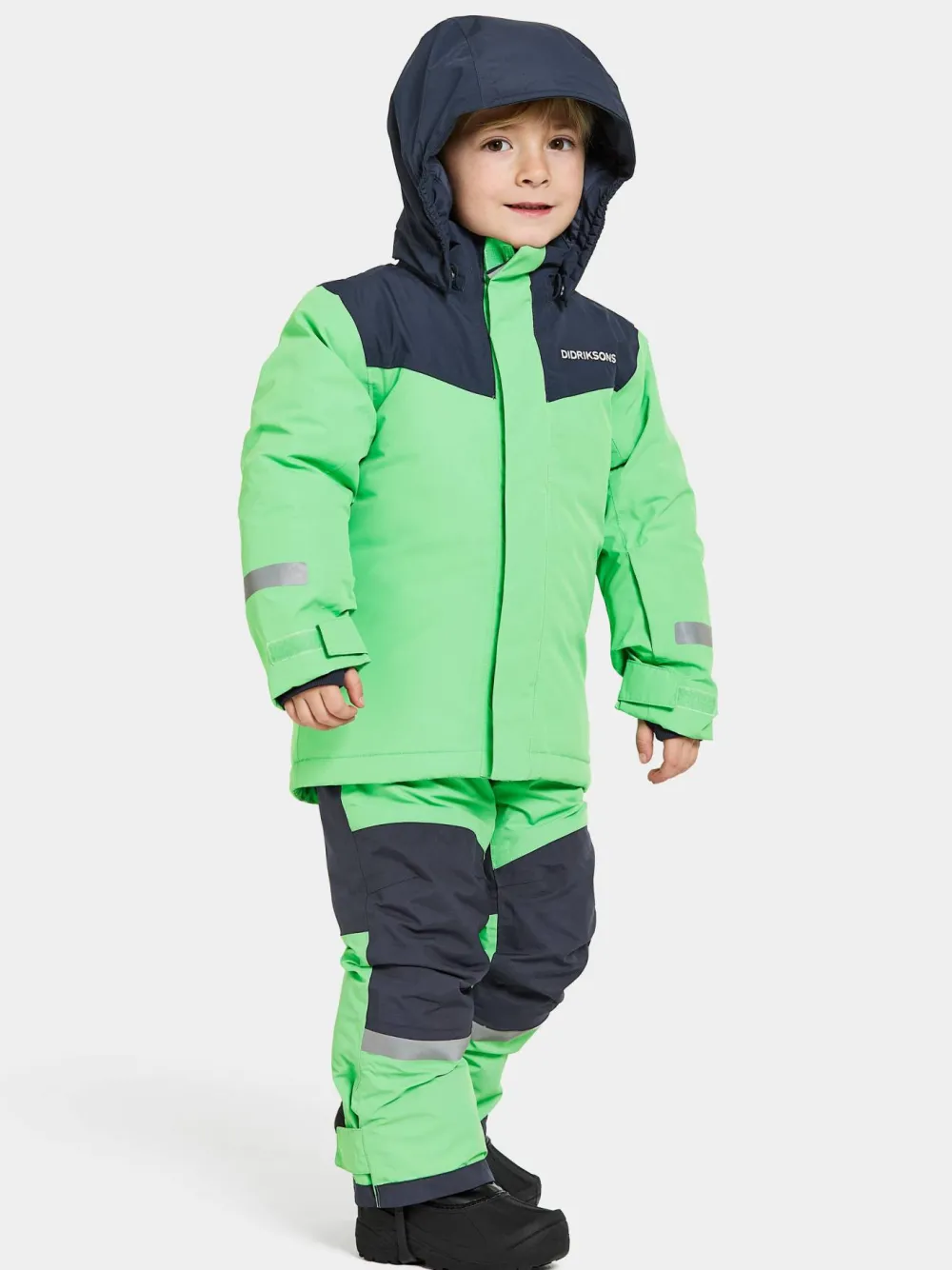 Didriksons Kids' Skare Set Dusty Lime Sale