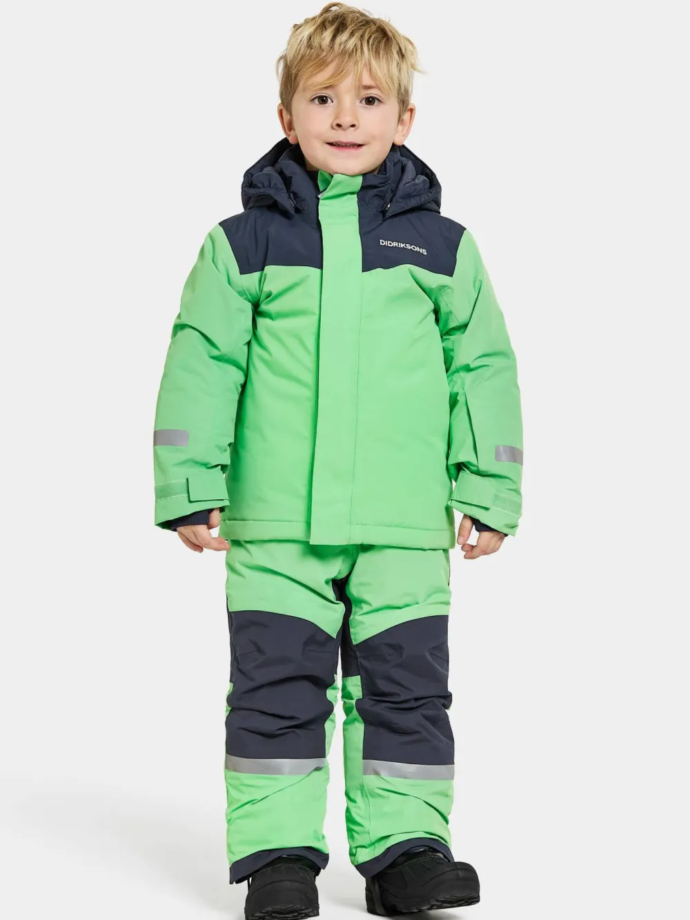 Didriksons Kids' Skare Set Dusty Lime Sale