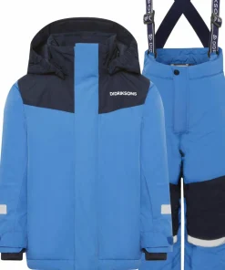 Didriksons Kids' Skare Set Sapphire Blue Discount
