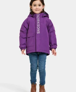 Didriksons Kids' Talvi Jacket Royal Purple