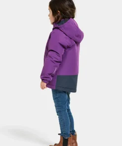 Didriksons Kids' Talvi Jacket Royal Purple