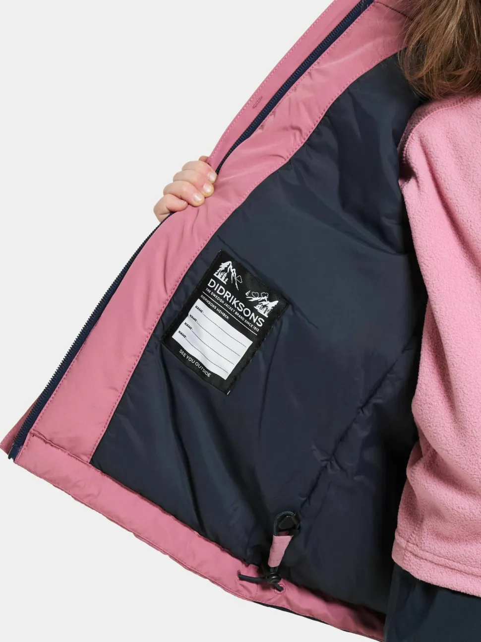 Didriksons Kids' Talvi Jacket Heather Pink
