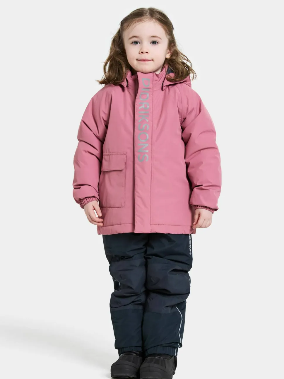 Didriksons Kids' Talvi Jacket Heather Pink