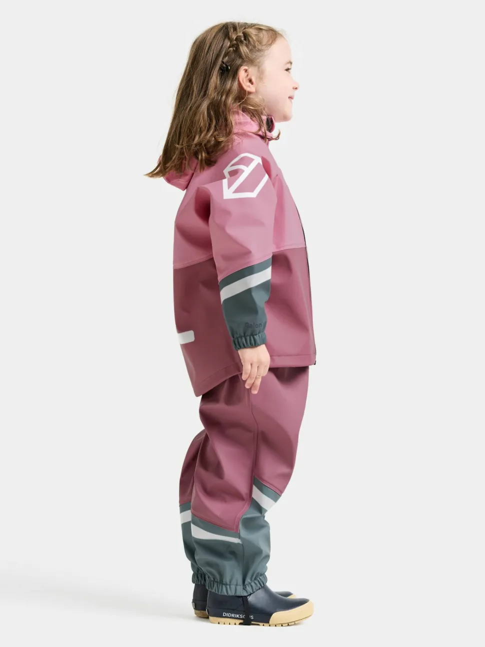 Didriksons Kids' Waterman Set 12 Light Heather Pink