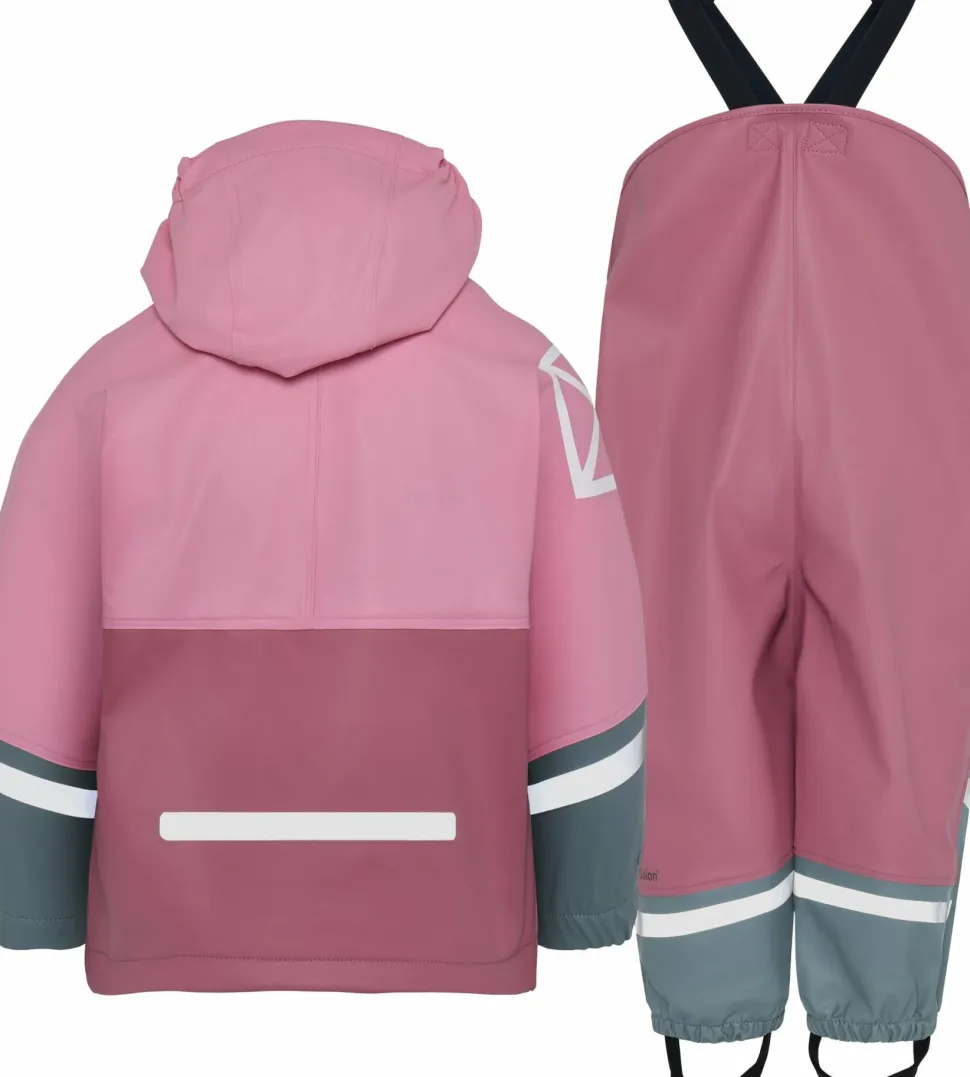 Didriksons Kids' Waterman Set 12 Light Heather Pink
