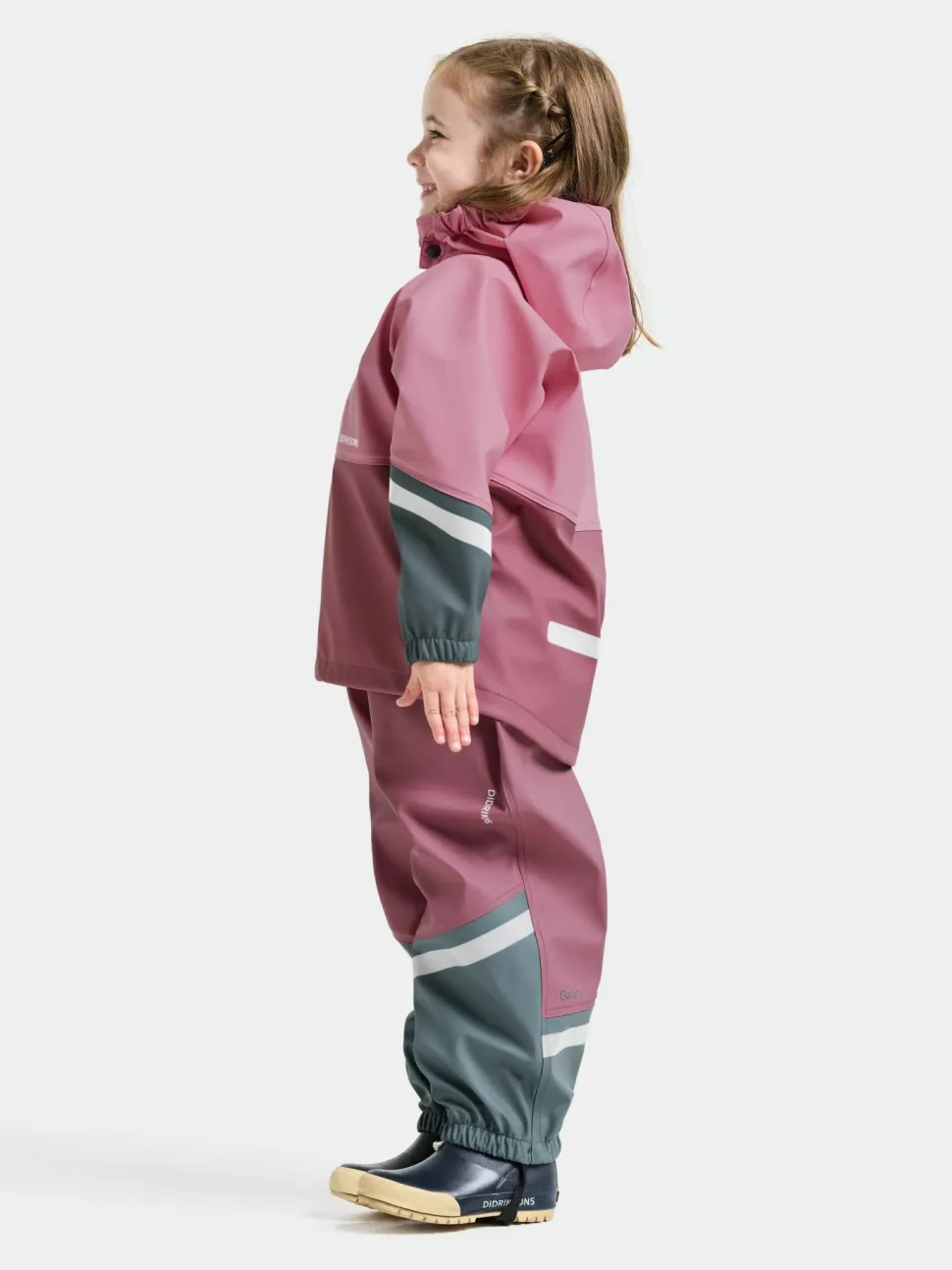 Didriksons Kids' Waterman Set 12 Light Heather Pink