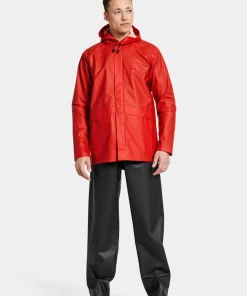Didriksons Unisex Avon Jacket 2 Lava Red Best