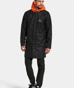 Didriksons Unisex Avon Parka Galon Black/Flame