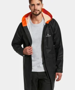 Didriksons Unisex Avon Parka Galon Black/Flame