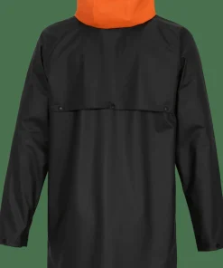 Didriksons Unisex Avon Parka Galon Black/Flame