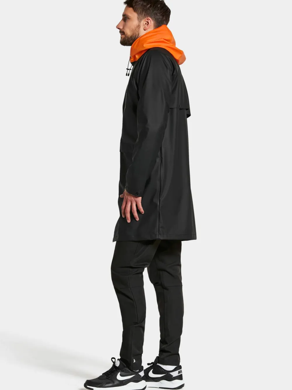 Didriksons Unisex Avon Parka Galon Black/Flame