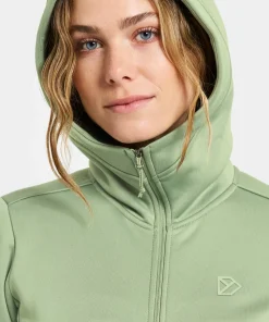 Didriksons Women's Anneli Full Zip 3 Light Moss
