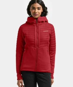 Didriksons Women's Annema Full Zip 6 Spring Red