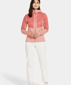 Didriksons Women's Annema Full Zip 6 Powder Pink