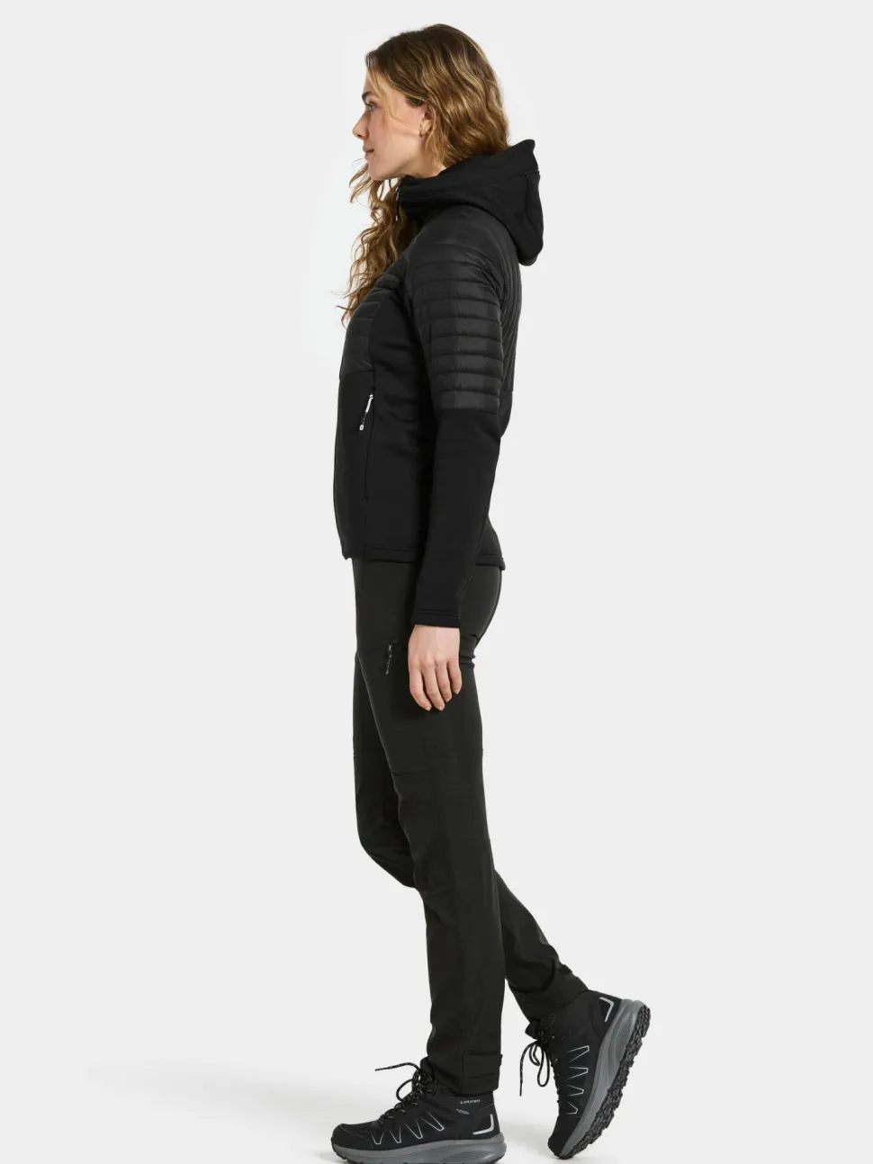Didriksons Women's Annema Full Zip 6 Black