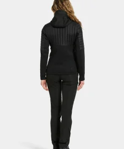 Didriksons Women's Annema Full Zip 6 Black