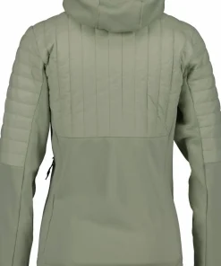 Didriksons Women's Annema Full Zip 6 Light Moss New