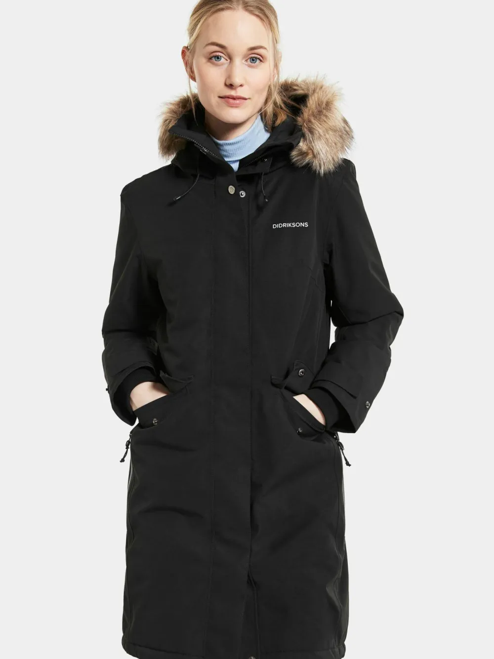 Didriksons Women's Erika Parka 3 Black New