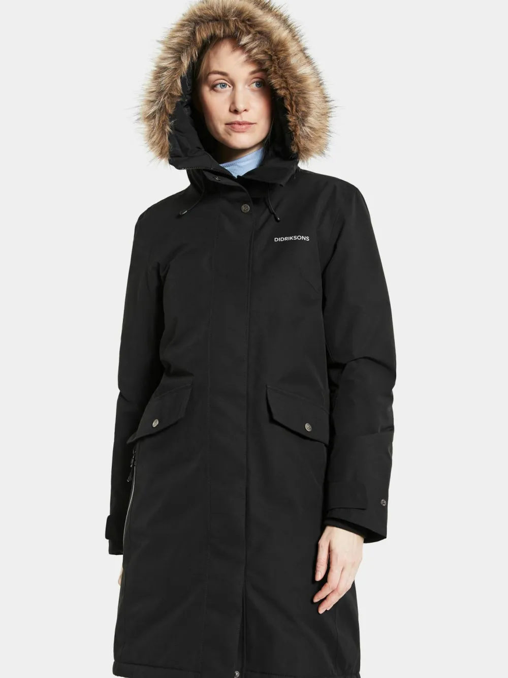 Didriksons Women's Erika Parka 3 Black New