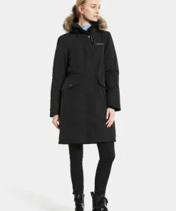 Didriksons Women's Erika Parka 3 Black New