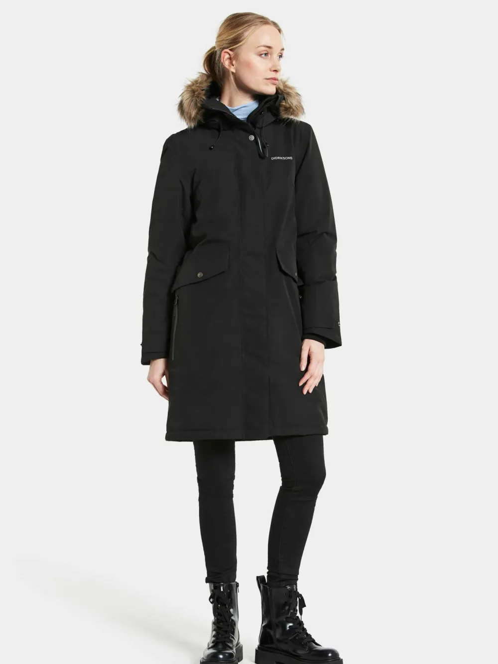Didriksons Women's Erika Parka 3 Black New