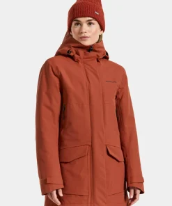 Didriksons Women's Frida Parka 7 Rust Clearance