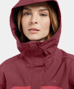 Didriksons Women's Grit Jacket 3 Anemon Red Online