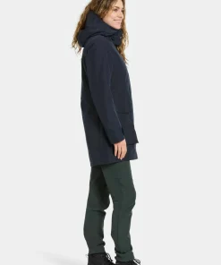 Didriksons Women's Harriet Parka Dark Night Blue New