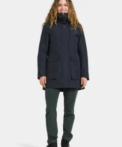 Didriksons Women's Harriet Parka Dark Night Blue New