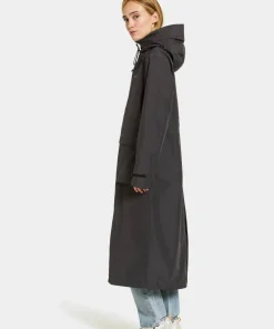 Didriksons Women's Nadja Parka Long 4 Black Sale