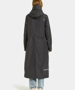 Didriksons Women's Nadja Parka Long 4 Black Sale