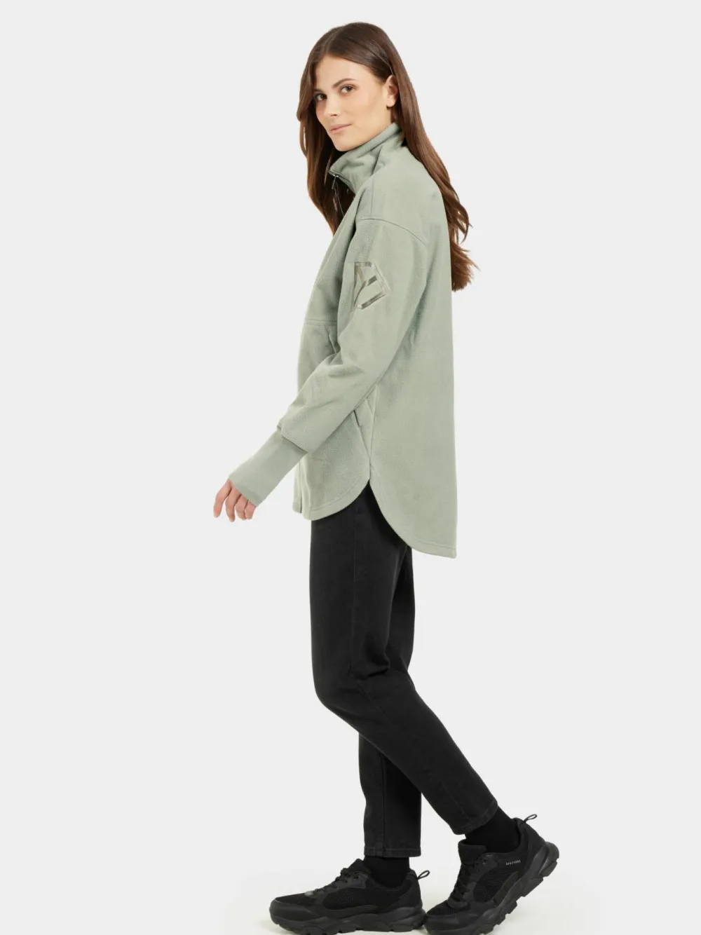 Didriksons Women's Ronja Full Zip Wilted Leaf Hot