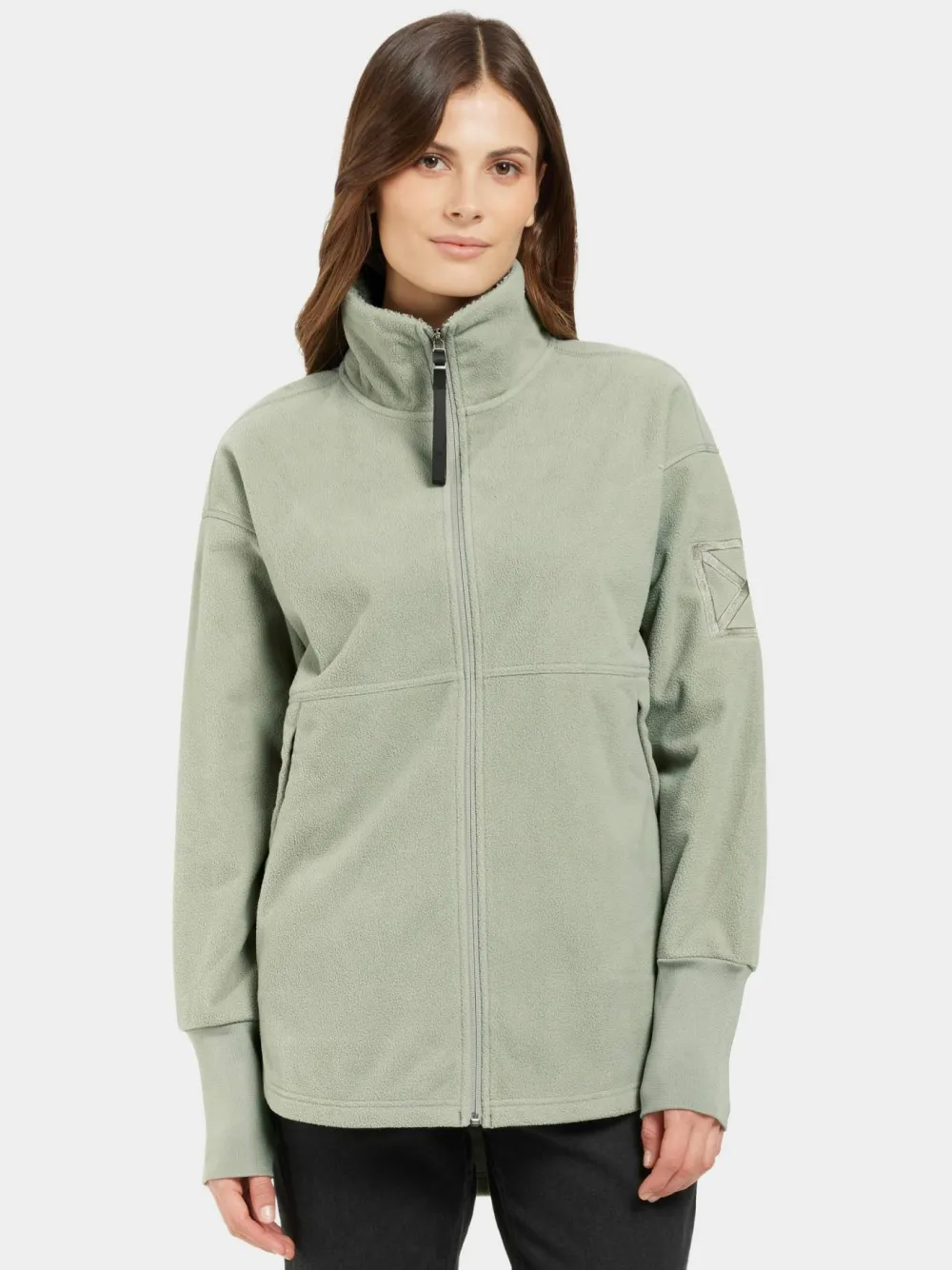 Didriksons Women's Ronja Full Zip Wilted Leaf Hot