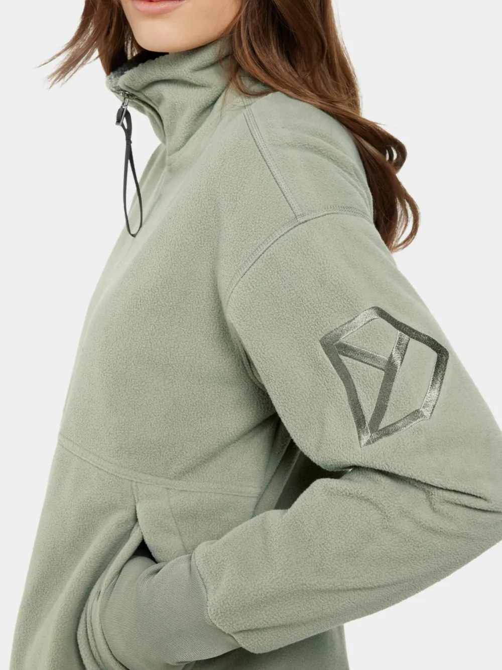 Didriksons Women's Ronja Full Zip Wilted Leaf Hot
