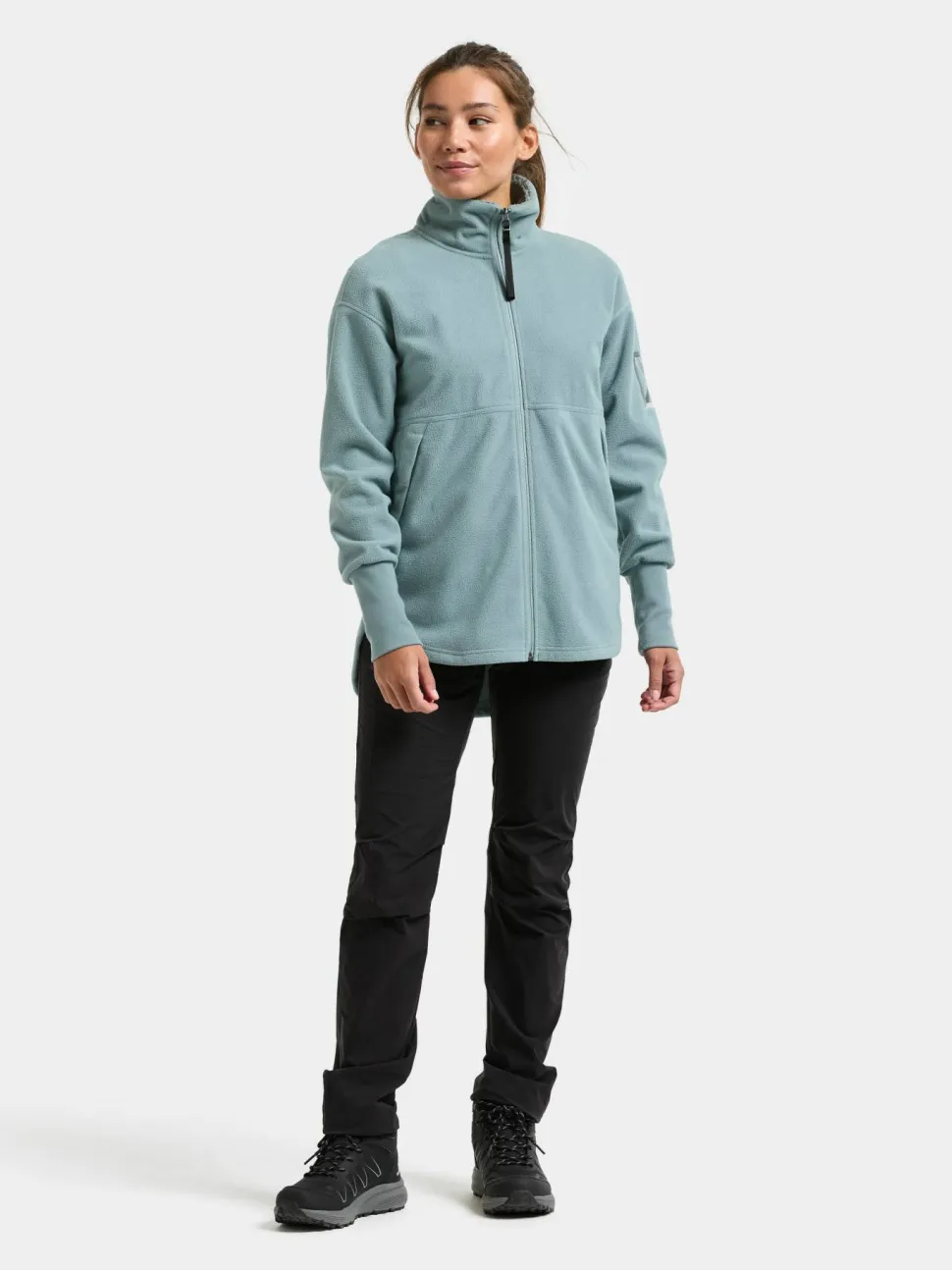 Didriksons Women's Ronja Full Zip Factory Blue