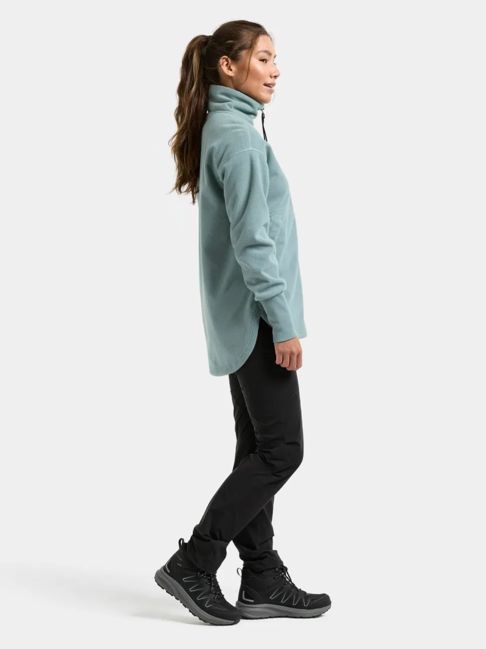 Didriksons Women's Ronja Full Zip Factory Blue
