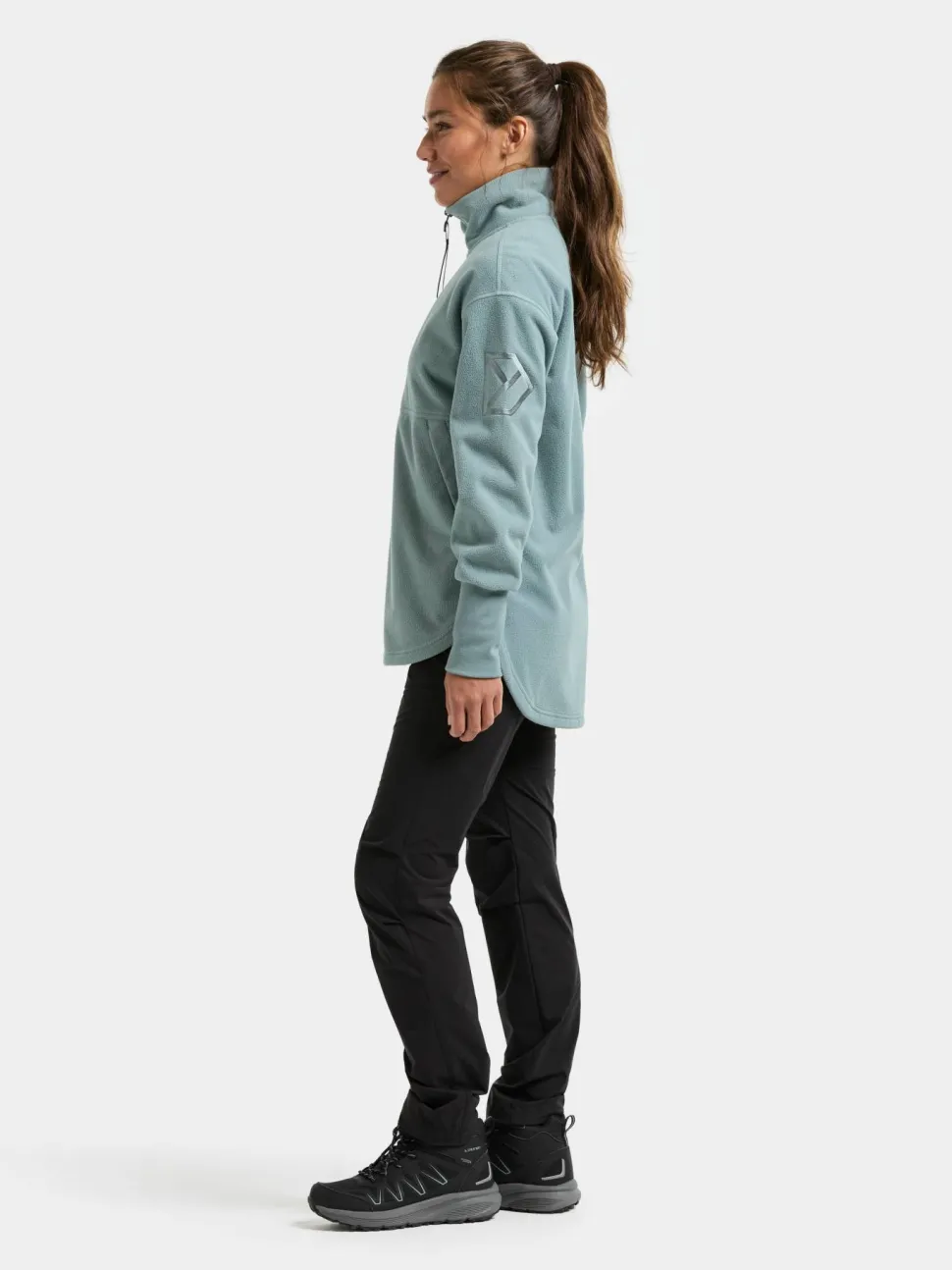 Didriksons Women's Ronja Full Zip Factory Blue